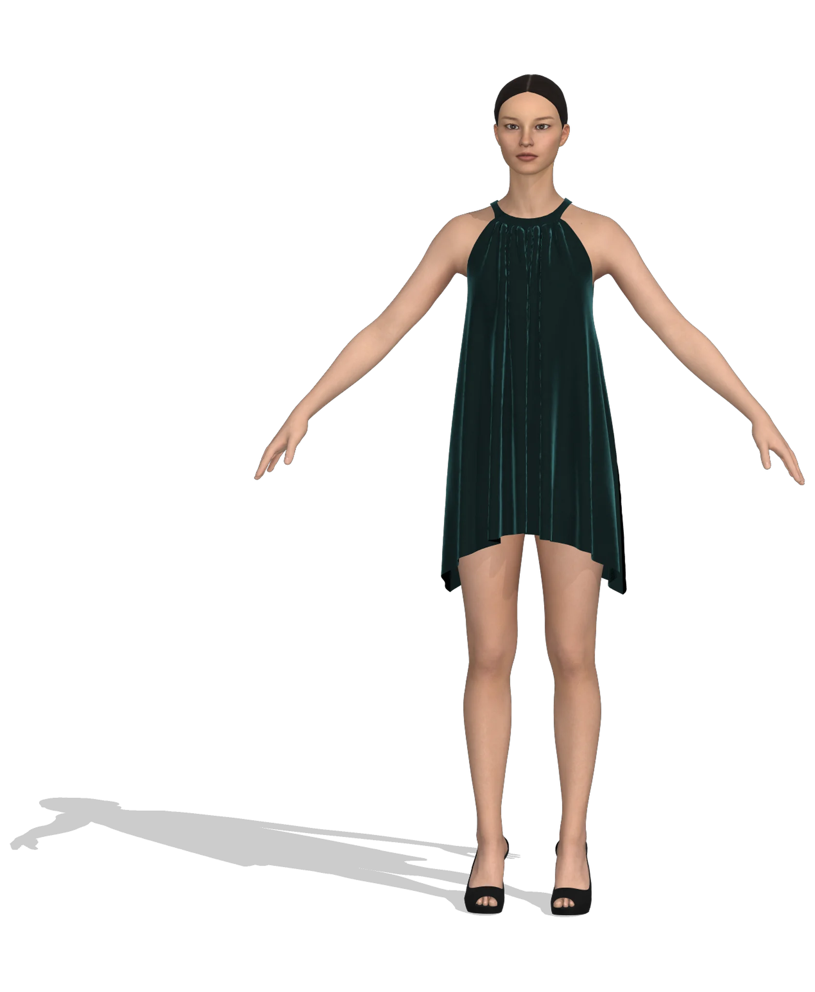 KDscion p191 sleeveless shift dress